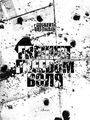 GOSBERT GÖTZMANN. Worte: FREIHEIT, FREEDOM, ВОЛЯ. Schwarz-weißer Hintergrund mit dunklen Spritzern.