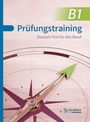 B1 Prüfungstraining, Deutsch-Test für den Beruf. Ein grüner Pfeil zeigt auf einen Kompasshintergrund.