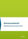 "Kommunalrecht Mecklenburg-Vorpommern" in fetter Schrift auf grün-weißem Hintergrund, Logo der Societas Verlagsgesellschaft.