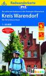 : Radwanderkarte BVA Radregion Münsterland Kreis Warendorf mit 100 Schlösser Route 1:50.000, reiß- und wetterfest, GPS-Tracks Download, KRT