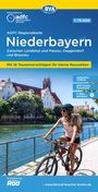 : ADFC-Regionalkarte Niederbayern, 1:75.000, mit Tagestourenvorschlägen, reiß- und wetterfest, E-Bike-geeignet, GPS-Tracks Download, KRT