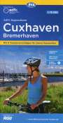 : ADFC-Regionalkarte Cuxhaven Bremerhaven, 1:75.000, mit Tagestourenvorschlägen, reiß- und wetterfest, E-Bike-geeignet, GPS-Tracks Download, KRT