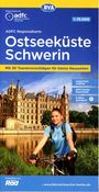 : ADFC-Regionalkarte Ostseeküste Schwerin, 1:75.000, mit Tagestourenvorschlägen, reiß- und wetterfest, E-Bike-geeignet, GPS-Tracks-Download, KRT