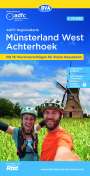: ADFC-Regionalkarte Münsterland West / Flusslandschaft Achterhoek, 1:75.000, mit Tagestourenvorschlägen, reiß- und wetterfest, E-Bike-geeignet, GPS-Tracks-Download, KRT