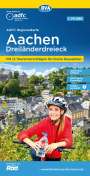 : ADFC-Regionalkarte Aachen Dreiländereck, 1:75.000, reiß- und wetterfest, mit kostenlosem GPS-Download der Touren via BVA-website oder Karten-App, KRT