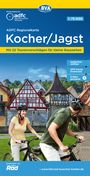 : ADFC-Regionalkarte Kocher/ Jagst, 1:75.000, mit Tagestourenvorschlägen, reiß- und wetterfest, E-Bike-geeignet, GPS-Tracks-Download, KRT