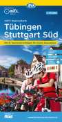 : ADFC-Regionalkarte Tübingen - Stuttgart Süd, 1:75.000, reiß- und wetterfest,mit kostenlosem GPS-Download der Touren via BVA-website oder Karten-App, KRT