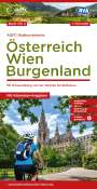 : ADFC-Radtourenkarte ÖS2 Österreich Wien Burgenland 1:150:000, reiß- und wetterfest, E-Bike geeignet, GPS-Tracks Download, mit Bett+Bike Symbolen, mit Kilometer-Angaben, KRT