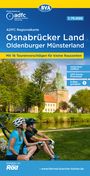 : ADFC-Regionalkarte Osnabrücker Land /Oldenburger Münsterland, 1:75.000, mit Tagestourenvorschlägen, reiß- und wetterfest, E-Bike-geeignet, mit Knotenpunkten, GPS-Tracks Download, KRT