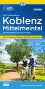 : ADFC-Regionalkarte Koblenz Mittelrheintal, 1:75.000, mit Tagestourenvorschlägen, reiß- und wetterfest, E-Bike-geeignet, GPS-Tracks-Download, KRT