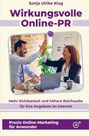 „Wirkungsvolle Online-PR“, „Mehr Sichtbarkeit und höhere Reichweite“, „Praxis Online-Marketing für Anwender“  
Eine Frau und ein Mann geben sich lächelnd ein High-Five.