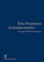 "Fritz Neumeyer Architektonisches Unzeitgemäße Betrachtungen" steht zentriert, darunter ein Logo und "Edition Ernst J. Wasmuth".