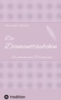 „Die Diamanttäubchen“, romantisches Prosadrama von Alexander Wenzel. Zarte lila Muster und Feder auf dem Cover.