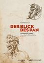 Felix Thürlemann, "Der Blick des Pan". Zeichnung eines bärtigen Gesichts mit Hörnern, harmonisch untermalt.