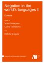 Buchtitel: "Negation in the world's languages II". Herausgegeben von: Matti Miestamo, Ljuba Veselinova, mit Héloïse Calame.