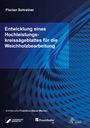 Titel: "Entwicklung eines Hochleistungskreissägeblattes für die Weichholzbearbeitung". Blaue, geometrische Muster. Logos von Universitäten und Fraunhofer.