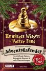 Robin Palm: Unnützes Wissen für Potter-Fans - Der brandneue inoffizielle Adventskalender, Buch
