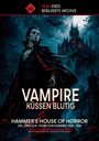 "Nur Vampire küssen blutig. Die Dracula-Filme von Hammer, 1958-1974." Illustration: Dracula vor einem Schloss.