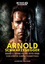 Logo von "Scene 42 – Das Filmarchiv". Arnold Schwarzenegger als muskulöser Charakter mit leuchtend rotem Auge.
