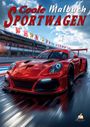 Josef Mickey Müller: Auto Malbuch für Kinder ab 6 Jahren - Coole Sportwagen, Buch