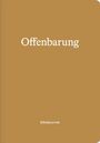 Titel "Offenbarung" oben, "Bibeljournal" unten, auf braunem Hintergrund.