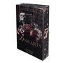 Text: "Spiegel Bestsellerautorin Greer Rivers", "Dishearten", "Dark Romance", "Vajona". 

Ein dunkles, romantisches Buchcover mit Rosen und Hut.