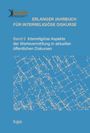 Oben steht "ERLANGER JAHRBUCH FÜR INTERRELIGIÖSE DISKURSE". Grafik: weißes Netzwerk auf blauem Hintergrund.