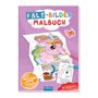 : Trötsch Malbuch Faltbilder-Malbuch Einhorn, Buch