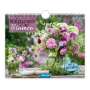 : Trötsch Notizkalender Querformat Notizkalender Blumen 2025 mit 12 Postkarten, KAL