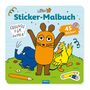 : Trötsch Die Maus Stickermalbuch Malbuch mit Stickern, Buch