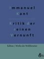 Immanuel Kant: Kritik der reinen Vernunft, Buch