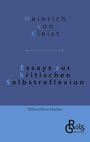 Heinrich von Kleist: Essays zur kritischen Selbstreflexion, Buch