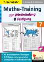 Jörg Krampe: Mathe-Training zur Wiederholung und Festigung / Klasse 7, Buch