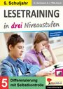 Horst Hartmann: Lesetraining in drei Niveaustufen / Klasse 5, Buch