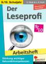Ulrike Stolz: Der Leseprofi / Arbeitsheft - Fit durch Lesetraining / Klasse 9-10, Buch