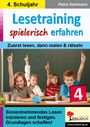 Petra Hartmann: Lesetraining spielerisch erfahren / Klasse 4, Buch