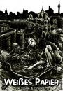 Text: „WEIßES PAPIER“, „Joe Bliese & CitéNoir“. Eine Illustration zeigt eine Stadt mit einem großen, nachdenklichen Mädchen.