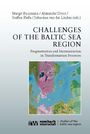 "Challenges of the Baltic Sea Region" oben, darunter eine Landkarte in verschiedenen Farben. Unten das rombach wissenschaft Logo.