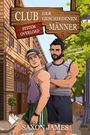 "Club der geschiedenen Männer 5: System Overload. Übersetzt von Anne Sommerfeld." Zwei Männer vor einem Fitnessstudio.