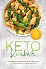 „KETO Kochbuch“: Rezepte für Energie & Fettverbrennung. Schüssel mit Hühnchen, Spargel und Sesamkörnern.