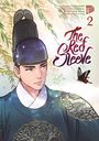 "The Red Sleeve", Nummer zwei. Ein Mann in traditioneller koreanischer Kleidung, umgeben von Bambus und einem Schmetterling.