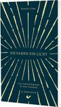 Text: "SIE SAHEN EIN LICHT", "Jesus und Weihnachten im Alten Testament", "25 Andachten", "Mitchell L. Chase". Blaues Cover.