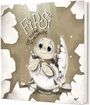 „FIPSI, DIE KLEINE SCHILDKRÖTE“ steht auf einem Buchcover. Eine niedliche Schildkröte schlüpft aus einem Ei.
