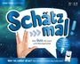 „Schätz mal! Das Quiz mit Lach- und Staungarantie.“ Illustration mit einer Handgeste und Star Trek-Themen.