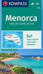 : KOMPASS Wanderkarte 243 Menorca 1:50.000, KRT