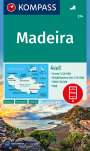 : KOMPASS Wanderkarte 234 Madeira 1:50.000, Div.