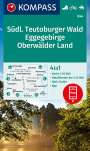 : KOMPASS Wanderkarte 844 Südlicher Teutoburger Wald - Eggegebirge - Oberwälder Land 1:50.000, KRT