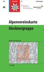 Alpenvereinskarte Glocknergruppe, Wege und Skitouren, Maßstab 1:25.000, Bundesamt für Eich- und Vermessungswesen, Karte.