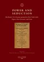"POWER AND SEDUCTION" ist der Titel. Darunter: "Da Ponte’s Tre Dramm... 1826." Ein altes Buchcover und Verlag "HOLLITZER".