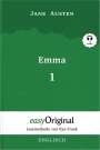 Jane Austen: Emma - Teil 1 (Buch + MP3 Audio-CD) - Lesemethode von Ilya Frank - Zweisprachige Ausgabe Englisch-Deutsch, Buch